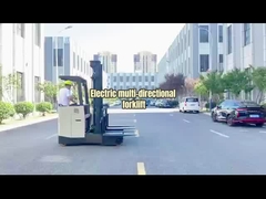 ระดับลิฟท์สูงสุด 12000 M Duty Electric Sit-on Reach Electric Forklift Pallet